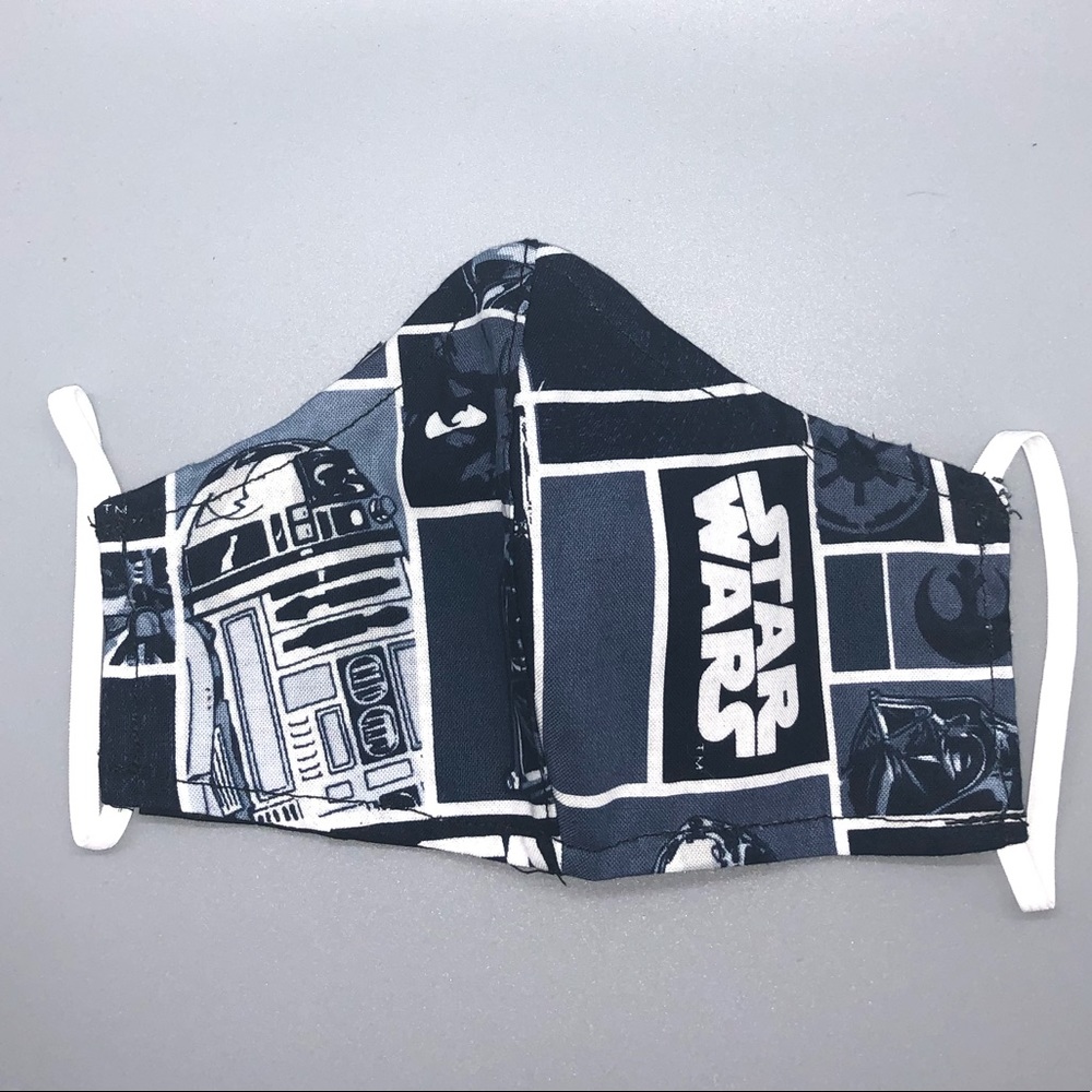 Star Wars  navy blue fabric face mask